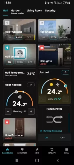 Set RGB Light to Auto Mode